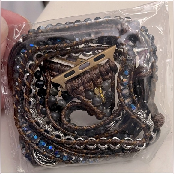 Onyx Moonlight Apple Watch Strap 🤎🖤🩶🩵 - Picture 6 of 6